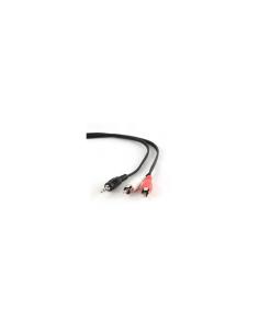 CABLE AUDIO ESTEREO GEMBIRD JACK 3.5MM MACHO A 2 RCA MACHO 2.5M CCA-458-2.5M