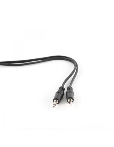 CABLE AUDIO ESTEREO GEMBIRD JACK 3.5MM MACHO A JACK 3.5MM MACHO 5M NEGRO CCA-404-5M