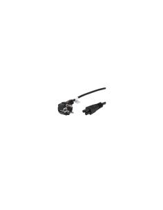 LANBERG CA-C5CA-11CC-0018-BK CABLE DE ALIMENTACION SCHUKO A IEC320 C5 1.8 METROS NEGRO