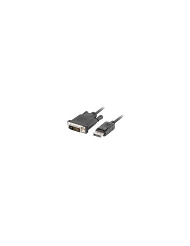 CABLE LANBERG DISPLAYPORT MACHO A DVI-D 24+1 1.8METROS NEGRO CA-DPDV-10CU-0018-BK