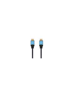 CABLE AISENS HDMI MACHO A HDMI MACHO MULTIPLE APANTALLAMIENTO Y RECUBRIMIENTO NYLON 10M NEGRO AZUL A120-0360