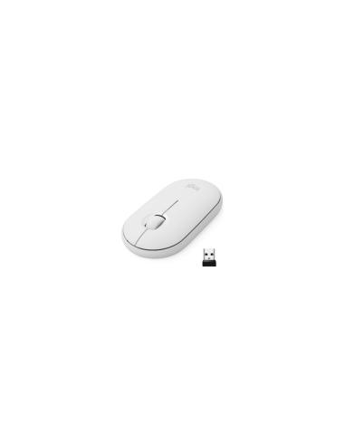 LOGITECH PEBBLE M350 RATON INALAMBRICO USB BLANCO 910-005716