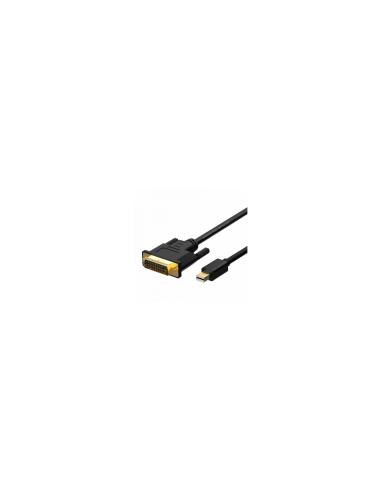 ADAPTADOR AISENS MINI DISPLAYPORT MACHO A DVI MACHO 2M NEGRO A125-0363