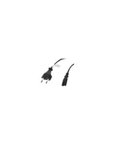 LANBERG CA-C7CA-10CC-0018-BK CABLE DE ALIMENTACION CONECTORES CEE 7 16 IEC320 C7 1.8 METROS NEGRO