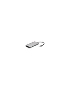 HUB D-LINK USB-TIPO C 8 EN 1 3XUSB 3.0 1XUSB TIPO-C 1XUSB TIPO-C CARGA 1XHDMI 1XRJ45 LECTOR TARJETAS SD MICROSD DUB-M810
