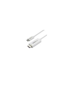 StarTech.com Cable Adaptador de 1m USB-C a HDMI 4K 60Hz - Blanco - Cable Conversor de VÍ­deo USBC