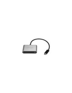 StarTech.com Lector Grabador USB 3.0 USB-C Tipo C de Tarjetas de Memoria Flash Cfast Alimentado por USB negro plata