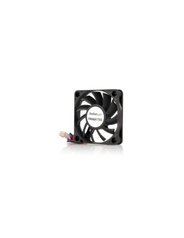 StarTech.com Ventilador Fan para Chasis Caja de Ordenador PC Torre - 60x10mm - Conector TX3 Negro