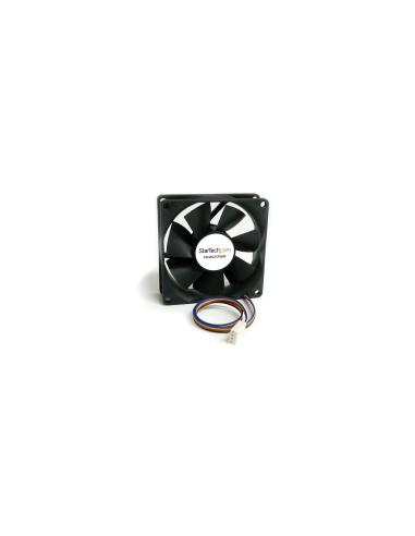 StarTech.com Ventilador Fan para Chasis Caja de Ordenador PC Torre - 80x25mm - Conector PWN Negro