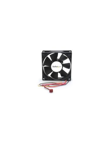 StarTech.com Ventilador Fan para Chasis Caja de Ordenador PC Torre - 80x25mm - Conector TX3 Negro