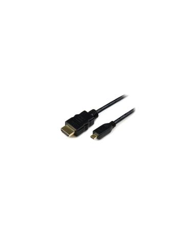 StarTech.com Cable HDMI de alta velocidad con Ethernet 2m - HDMI a Micro HDMI - Macho a Macho - Negro