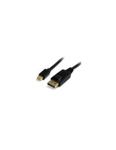 StarTech.com Cable Adaptador Mini DisplayPort 1.2 Macho a Displayport Macho - 4k de monitor - 2m Negro