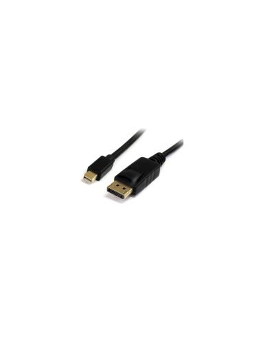 StarTech.com Cable Adaptador Mini DisplayPort a DisplayPort Macho a Macho - 4k 3m Negro