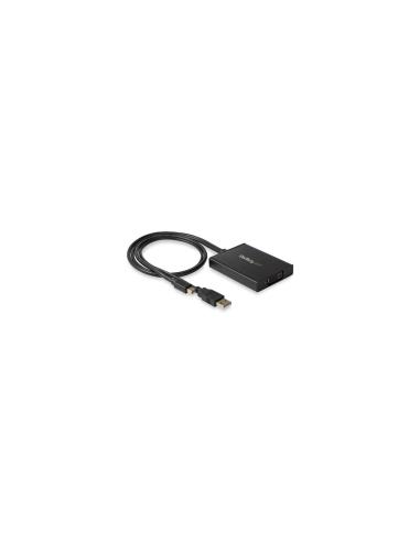 StarTech.com Adaptador Mini DisplayPort a DVI de Enlace Doble - Alimentado por USB - Negro