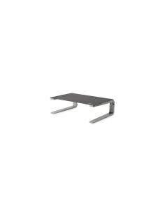 StarTech.com Base para Monitor - Riser de Acero y Aluminio - Soporte de Altura Ajustable - Negro Plata