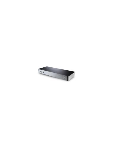 StarTech.com Docking USB-C con MST para Monitores Duales - 5 Puertos USB 3.0 - Negro Plata