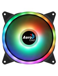 VENTILADOR CAJA AEROCOOL DOBLE ANILLO LED RGB DUO14