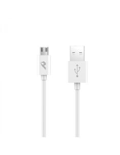 Home Serie Enjoy YCB-01-MW cable USB 1m 2.0 USB A Micro-USB A Blanco