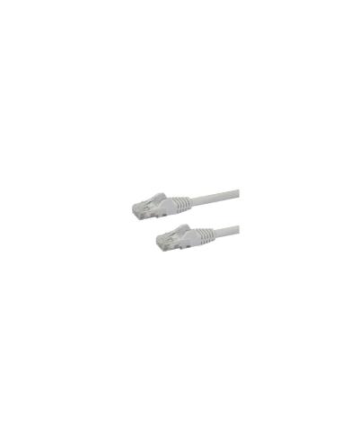 StarTech.com Cable de 2m Blanco de Red Gigabit Cat6 Ethernet RJ45 sin Enganche - Snagless - N6PATC2MWH