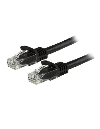 StarTech.com Cable de Red Ethernet Snagless Sin Enganches Cat 6 Gigabit 3m - Negro - N6PATC3MBK