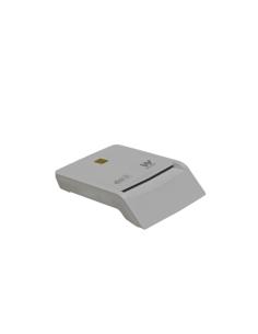 WOXTER PE26-144 LECTOR DE TARJETAS INTELIGENTES COMPATIBLE CON DNIE DNI 3.0 Y SMARTCARDS USB 2.0 COMPATIBLE MAC PC BLANCO