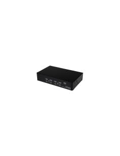 StarTech.com Conmutador Switch KVM 4 puertos VÍ­deo DisplayPort DP Hub Concentrador USB 2.0 Audio - 2560x1600 Negro