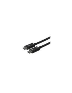 StarTech.com Cable de 0.8m Thunderbolt 3 USB-C 40Gbps - Compatible con Thunderbolt y USB - Negro