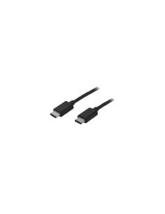 StarTech.com Cable de 3m USB-C a USB-C Macho a Macho USB 2.0 - Cable Cargador para Móvil USB-C - Negro