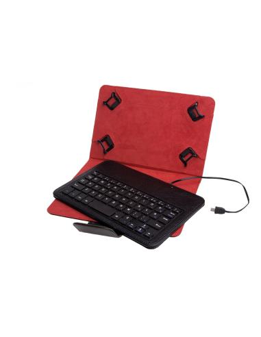 Funda teclado tablet 8p phoenix universal negro PHKEYCASE7-8