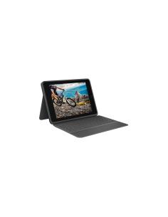 Funda tablet logitech con teclado rugged folio negro 920-009317