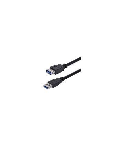 StarTech.com Cable 1m Extensión Alargador USB 3.1 SuperSpeed - USB A Macho a USB A Hembra - Negro