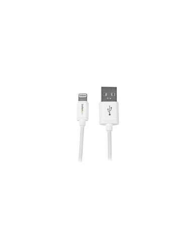 StarTech.com Cable 1m Lightning 8 Pin a USB A 2.0 para Apple iPod iPhone 5 iPad - Blanco