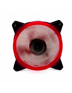 Ventilador caja phoenix doble anillo led rojo gaming 120mm PHFACTORFAN12R