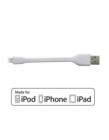 Cable phoenix usb macho a lightning macho certificado oficial apple mfi carga sincroniza otg ultra blanco PHCABLELIGHTNING1