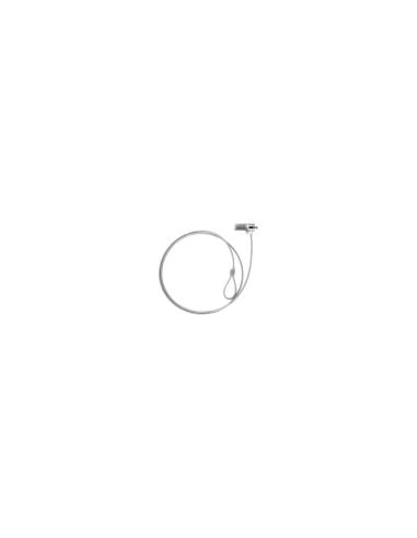 Cable de seguridad tooq con combinacion para portatiles 1.5m plata TQCLKC0015