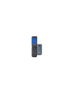 Telefono movil panasonic pantalla 2.4p boton sos agenda 300 ontactos teclas retroiluminadas bluetooth gris KX-TU400EXG