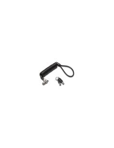 Cable de seguridad kensington candado con llave microsaver 2.0 para portatiles negro plata K64423WW