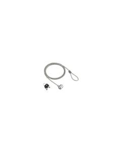 Cable de seguridad gembird con llave para portatil plata LK-K-01