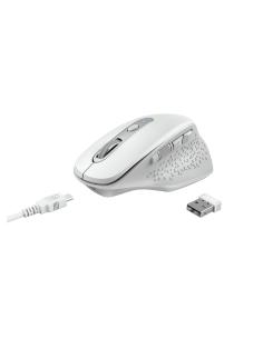 Raton Trust Ozaa RF inalambrico optico 2400 dpi mano derecha blanco 24035