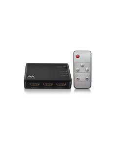 Ewent EW3730 Interruptor de video HDMI negro