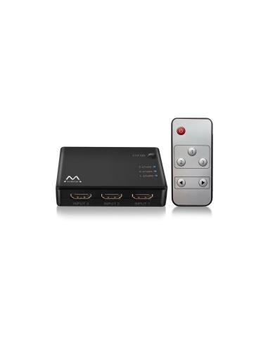 Ewent EW3730 Interruptor de video HDMI negro