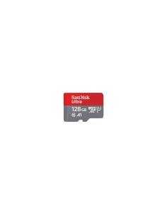 Memoria microsdxc sandisk ultra flash 128gb UHS-I Clase 10 SDSQUNR-128G-GN3MA