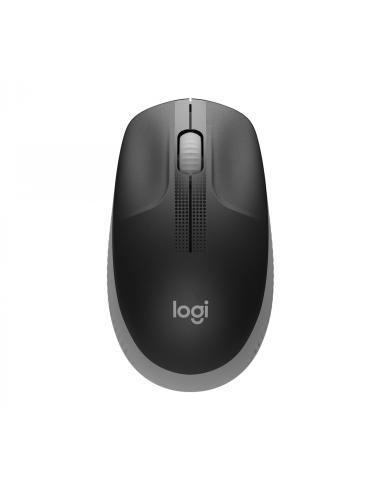 Logitech M190 Ratón inalámbrico ambidextro óptico 1000dpi negro gris 910-005906