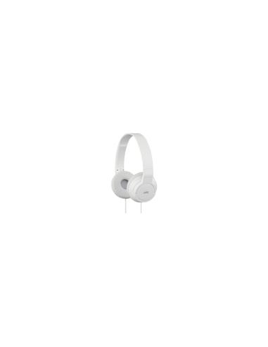 Auriculares diadema jvc conector de 3.5mm blanco HA-S180-W-E