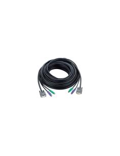 Cable aten para video vga teclado y raton ps/2 10m negro 2L-1010P