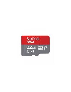 SANDISK ULTRA MICROSDHC 32GB + SD ADAPTER 120MB/S A1 CLASS 10 UHS-I  SDSQUA4-032G-GN6MA