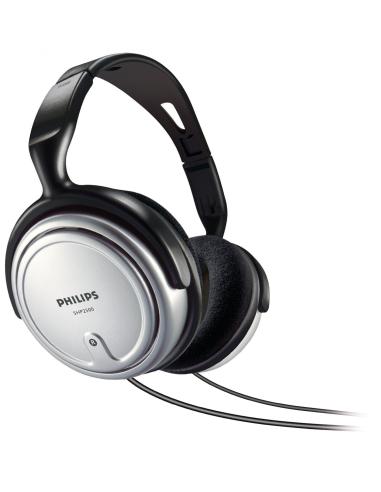 Auriculares diadema philips interior con cable para tv 3.5mm 6.5mm negro plata SHP2500/10