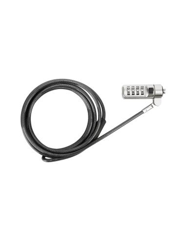 Cable de seguridad targus antirrobo cerradura con combinacion acero negro ASP66GLX-S