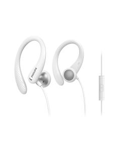 Philips TAA1105WT/00 Auriculares deportivos gancho de oreja conector de 3.5mm blanco