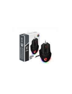 MSI Clutch GM20 Elite ratón mano derecha USB tipo A Í?ptico 6400 DPI negro